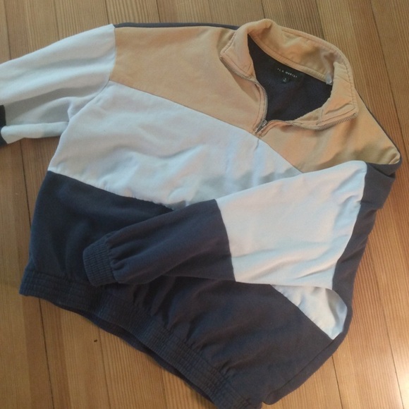 Pacsun LA Hearts Colorblock Pullover Half-Zip - Picture 4 of 4